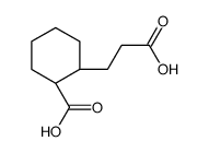 (1R,2S)-2-(2-carboxyethyl)cyclohexane-1-carboxylic acid结构式