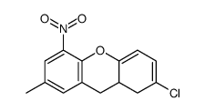 2-chloro-7-methyl-5-nitro-9,9a-dihydro-1H-xanthene结构式