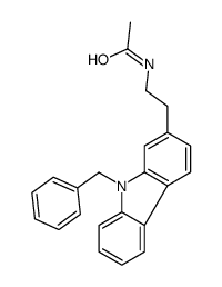 N-[2-(9-benzylcarbazol-2-yl)ethyl]acetamide结构式