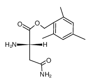 L-Asparagin-<2,4,6-trimethyl-benzylester> Structure