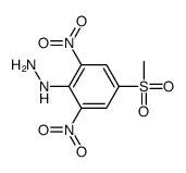(4-methylsulfonyl-2,6-dinitrophenyl)hydrazine Structure