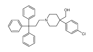 [4-(4-chlorophenyl)-1-(3,3,3-triphenylpropyl)piperidin-4-yl]methanol Structure