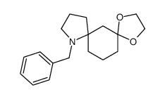 4-benzyl-8,11-dioxa-4-azadispiro[4.1.47.35]tetradecane结构式