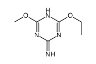4-ethoxy-6-methoxy-1,3,5-triazin-2-amine结构式