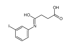 4-(3-iodoanilino)-4-oxobutanoic acid结构式