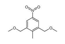 1,3-bis(methoxymethyl)-2-methyl-5-nitrobenzene结构式