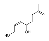 7-methylocta-2,7-diene-1,4-diol Structure