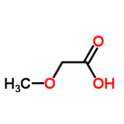 2-Methoxyacetic acid structure