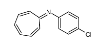 N-(4-chlorophenyl)cyclohepta-2,4,6-trien-1-imine Structure