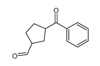 3-benzoylcyclopentane-1-carbaldehyde结构式