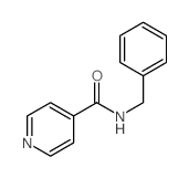 N-benzylpyridine-4-carboxamide结构式