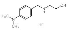 Ethanol,2-[[[4-(dimethylamino)phenyl]methyl]amino]-, hydrochloride (1:2) Structure