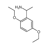 Benzenemethanamine, 2,5-diethoxy-alpha-methyl- (9CI) structure