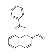 2-acetyl-1-(2-oxo-2-phenylethyl)-1,2-dihydroisoquinoline Structure