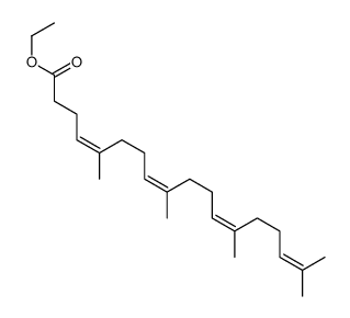 ethyl 5,9,13,17-tetramethyloctadeca-4,8,12,16-tetraenoate Structure