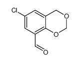 6-Chloro-4H-1,3-benzodioxine-8-carbaldehyde结构式