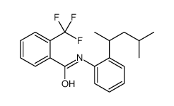N-[2-(4-methylpentan-2-yl)phenyl]-2-(trifluoromethyl)benzamide Structure