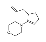 4-(5-prop-2-enylcyclopenten-1-yl)morpholine结构式