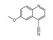 4-cyano-6-methoxyquinoline Structure