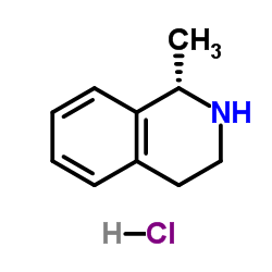 (1S)-1-Methyl-1,2,3,4-tetrahydroisoquinoline hydrochloride (1:1) structure