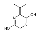 2,5-Piperazinedione,3-(1-methylethylidene)- structure