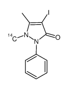 4-碘防芘-N-甲基-14c结构式