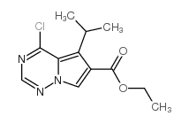 ETHYL 4-CHLORO-5-ISOPROPYLPYRROLO[2,1-F][1,2,4]TRIAZINE-6-CARBOXYLATE picture