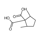 (2S,5S)-2,5-dimethylcyclopentane-1,1-dicarboxylic acid Structure