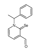 1-(1-phenyl-ethyl)-2-selenoxo-1,2-dihydro-pyridine-3-carbaldehyde Structure