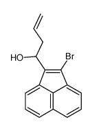 1-(2-bromoacenaphthylen-1-yl)-but-3-en-1-ol结构式