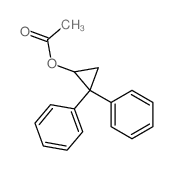 Cyclopropanol,2,2-diphenyl-, 1-acetate结构式