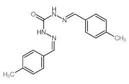 Carbonic dihydrazide,bis[(4-methylphenyl)methylene]- (9CI) Structure