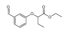 Ethyl 2-(3-formylphenoxy)butyrate结构式