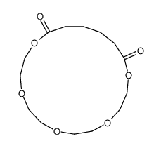 1,4,7,10,13-pentaoxacyclononadecane-14,19-dione结构式