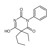 5-Ethyl-1-phenyl-5-propylbarbituric acid结构式