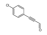 2-PROPYNAL, 3-(4-CHLOROPHENYL)- Structure