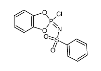 2-chloro-2<(phenylsulfonyl)imino>-1,3,2Λ5-benzodioxaphosphole结构式