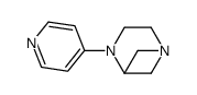 1,4-Diazabicyclo[3.1.1]heptane,4-(4-pyridinyl)-(9CI) Structure