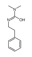 1,1-dimethyl-3-(2-phenylethyl)urea结构式