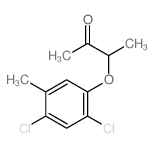 3-(2,4-dichloro-5-methyl-phenoxy)butan-2-one结构式