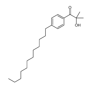 1-(4-dodecylphenyl)-2-hydroxy-2-methylpropan-1-one Structure