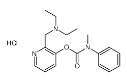 diethyl-[[3-[methyl(phenyl)carbamoyl]oxypyridin-2-yl]methyl]azanium,chloride Structure