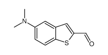 5-(Dimethylamino)-1-benzothiophene-2-carbaldehyde Structure