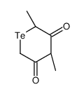 (2S,4S)-2,4-dimethyltellurane-3,5-dione结构式