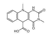 3,10-dimethyl-2,4-dioxo-1,2,3,4,5,10-hexahydropyrimido<4,5-b>quinoline-5-carboxylic acid结构式