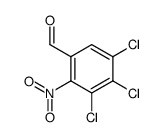 3,4,5-trichloro-2-nitro-benzaldehyde结构式