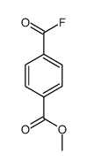 Benzoic acid, 4-(fluorocarbonyl)-, methyl ester (9CI)结构式
