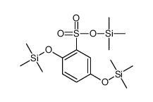 trimethylsilyl 2,5-bis(trimethylsilyloxy)benzenesulfonate Structure