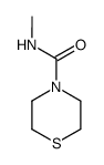 4-Thiomorpholinecarboxamide,N-methyl-(9CI) Structure