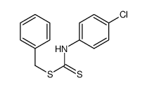 N-(p-Chlorophenyl)carbamodithioic acid benzyl ester picture